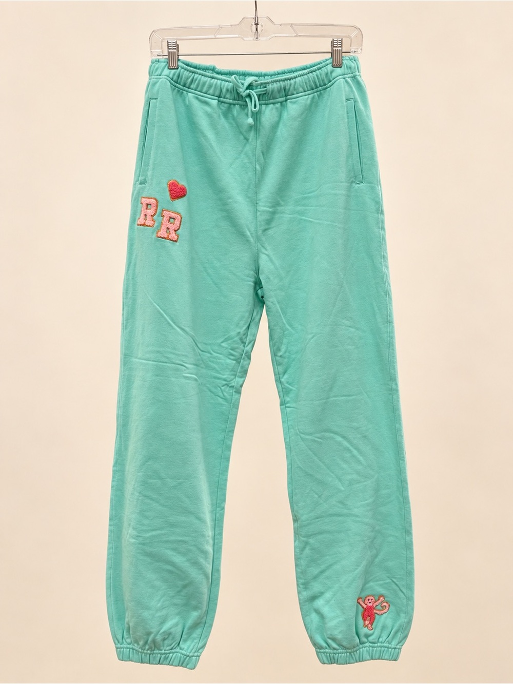 Roller Rabbit Mint Fleece Joggers Size L
